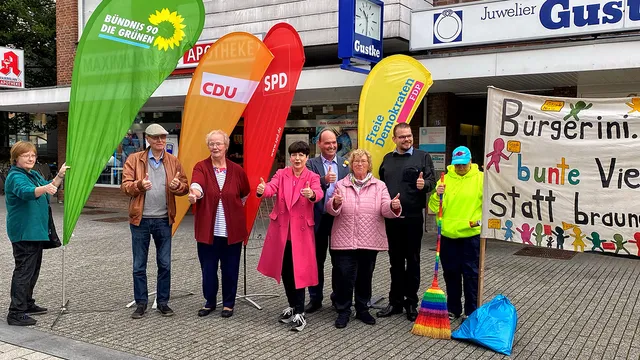 Wahlkampf in Glinde