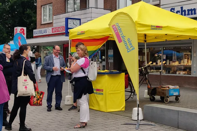 Wahlkampf in Glinde